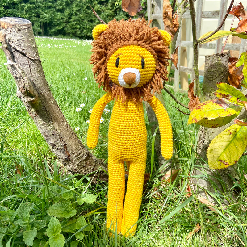 Louie Lion Handmade Crochet Toy