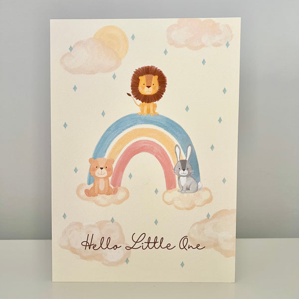 ‘Hello Little One’ A5 Greeting Card