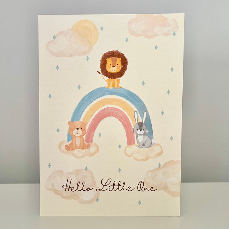 ‘Hello Little One’ A5 Greeting Card
